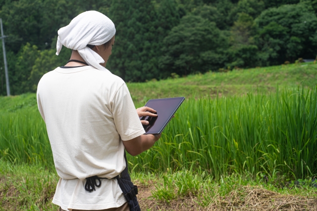 農業もタブレットで管理！どういったメリットがある？